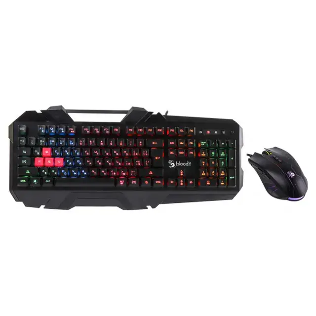 Bloody Kiss Scan 1 Vf Bloody - Illuminate Gaming Desktop Mouse & Keyboard - Black | FoneZone.co